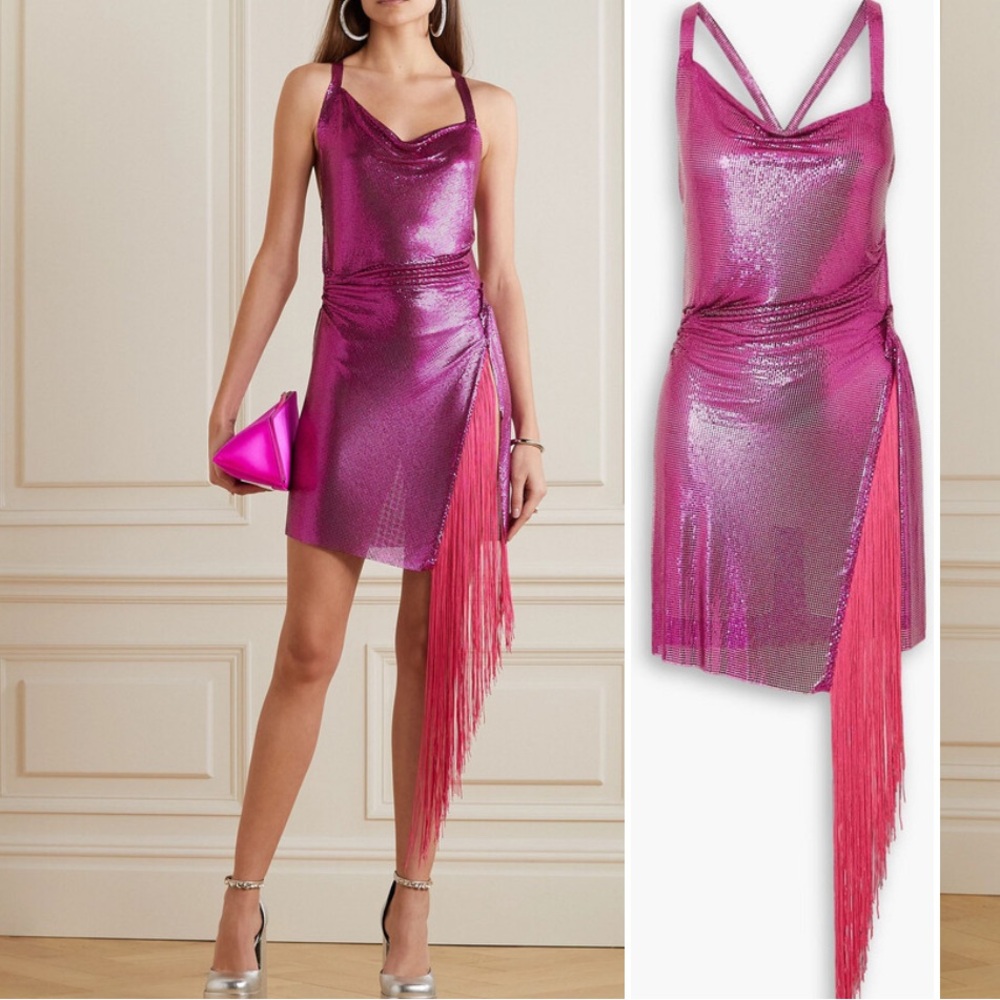 Fannie Schiavoni Zendaya Fringe Dress